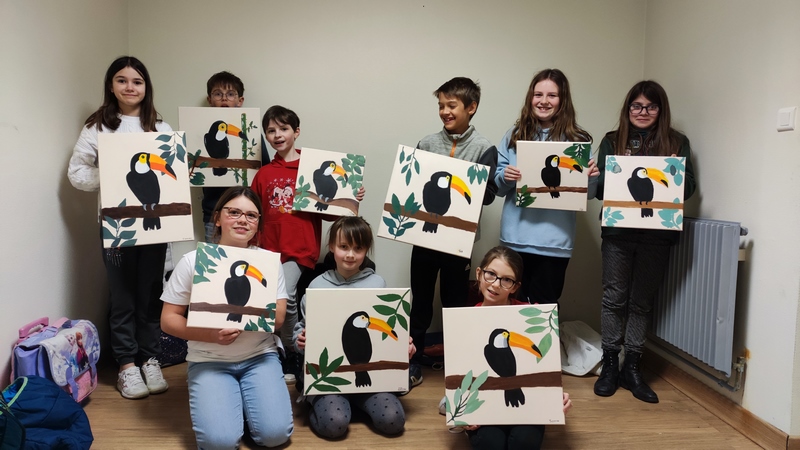 Cours de dessin et de peinture pour les enfants et les adolescents