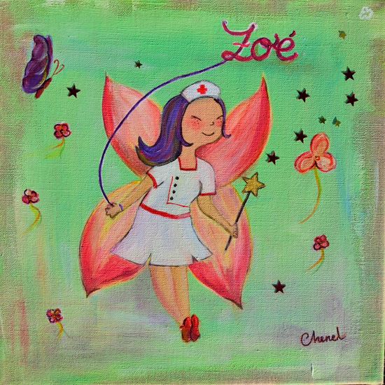 Tableau de Chenel - la petite fée infirmière