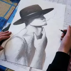 Cours de dessin et peinture pour enfants et adolescents à Bédée, Montauban-deBretagne, Saint-Gilles, Breteil, autour de Rennes, apprendre à dessiner au crayon gris et fusain