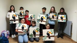 Cours de dessin et peinture pour enfants et adolescents à Bédée, Montauban-deBretagne, Saint-Gilles, Breteil, autour de Rennes. Découverte pour les enfants de la peinture