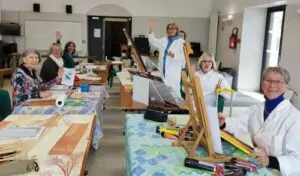 Cours de dessin peinture à Montauban de Bretagne, Bédée, Saint Gilles 35, Breteil et autour de Rennes. Cours de peinture et dessin adultes pendant la journée