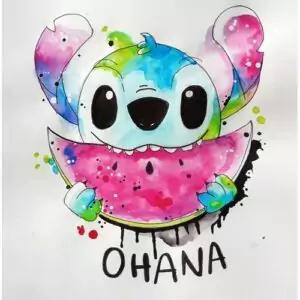 Cours de dessin et peinture pour enfants et adolescents à Bédée, Montauban-deBretagne, Saint-Gilles, Breteil, autour de Rennes. Ohana réalisé à l'encre