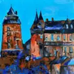 œuvre primée de l'artiste peintre CheNel - Prix de peinture de l'artiste peintre Bretonne CheNel