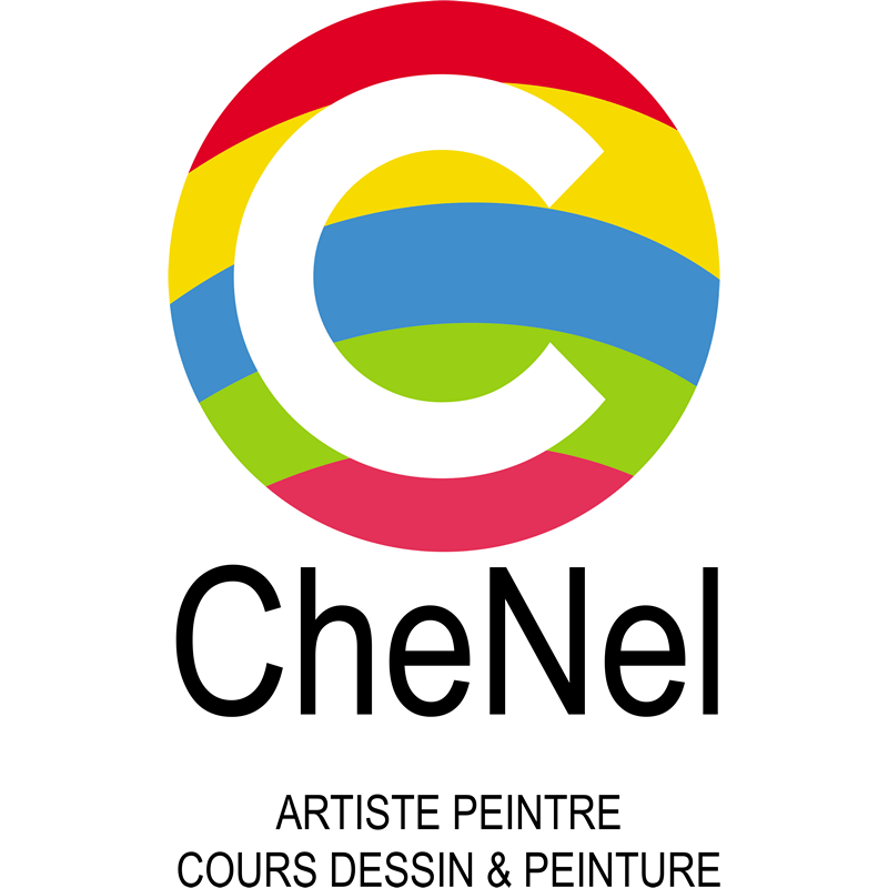Logo artiste peintre CheNel, Nelly Chenard, peintre bretonne, Rennaise et Française