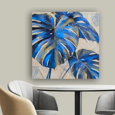 Technique mixte. Peinture sur contemporaine moderne et abstraite sur papier collé.